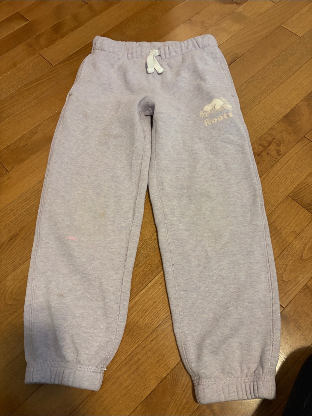 Roots Kids Heather Gray Sweatpants with Drawstring